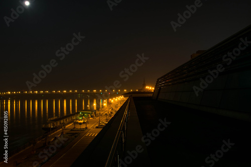 bridge at night