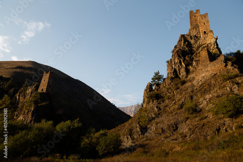 Obraz na płótnie Mountains landscape tha the caucasus Russia w salonie