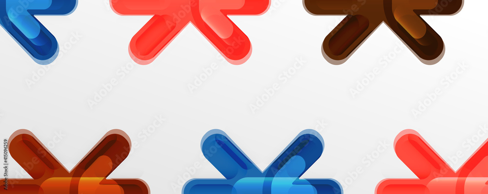 Abstract glossy crosses background for business or technology presentations, internet posters or web brochure covers Abstract glossy crosses background for business or technology presentations, internet posters or web brochure covers