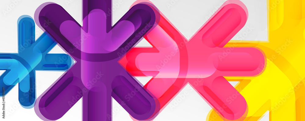 Abstract glossy crosses background for business or technology presentations, internet posters or web brochure covers Abstract glossy crosses background for business or technology presentations, internet posters or web brochure covers