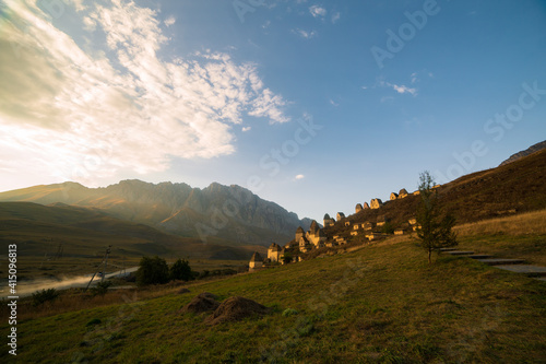 Obraz na płótnie Mountains landscape tha the caucasus Russia w salonie