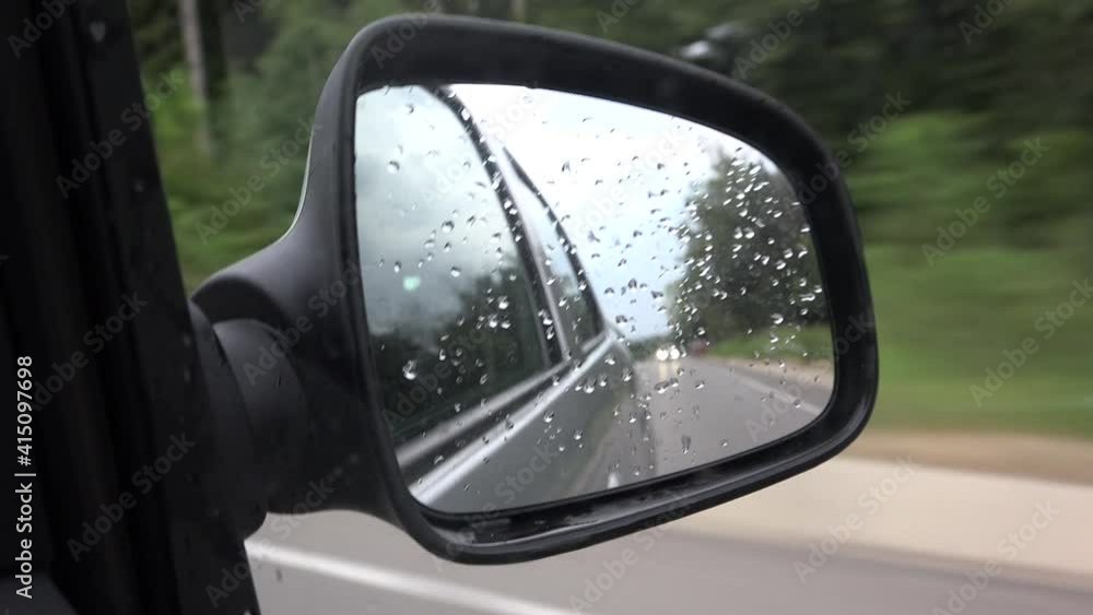 Traffic in Rain, Driving Car, Storm on the Road, Highway, Rainy Drops View 4K Traffic in Rain, Driving Car, Storm on the Road, Highway, Rainy Drops View 4K