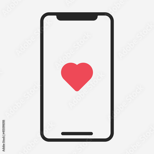 Smartphone icon isolated on background. Gadget symbol modern, simple, vector, icon for website design, mobile app, ui. Vector Illustration