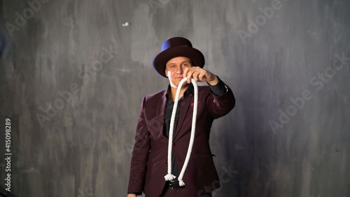Fotografie Consummate mastery of magician