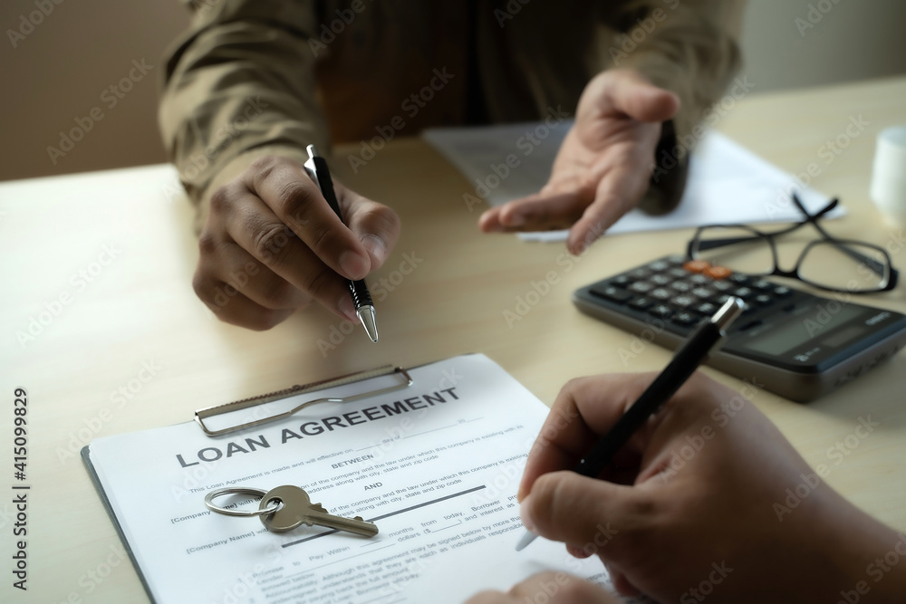 LOAN Business and finance Business loan agreement real estate, home loan and investments LOAN Business and finance Business loan agreement real estate, home loan and investments