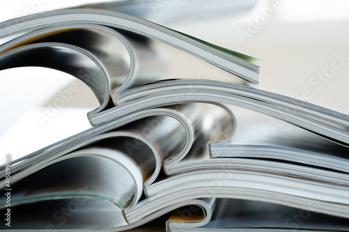 Canvas Print publication Newspaper and journal books background and catalog design article ma