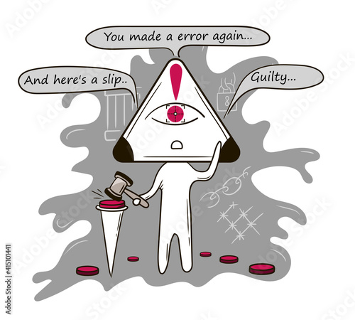 illustration of thoughts of viruses controller