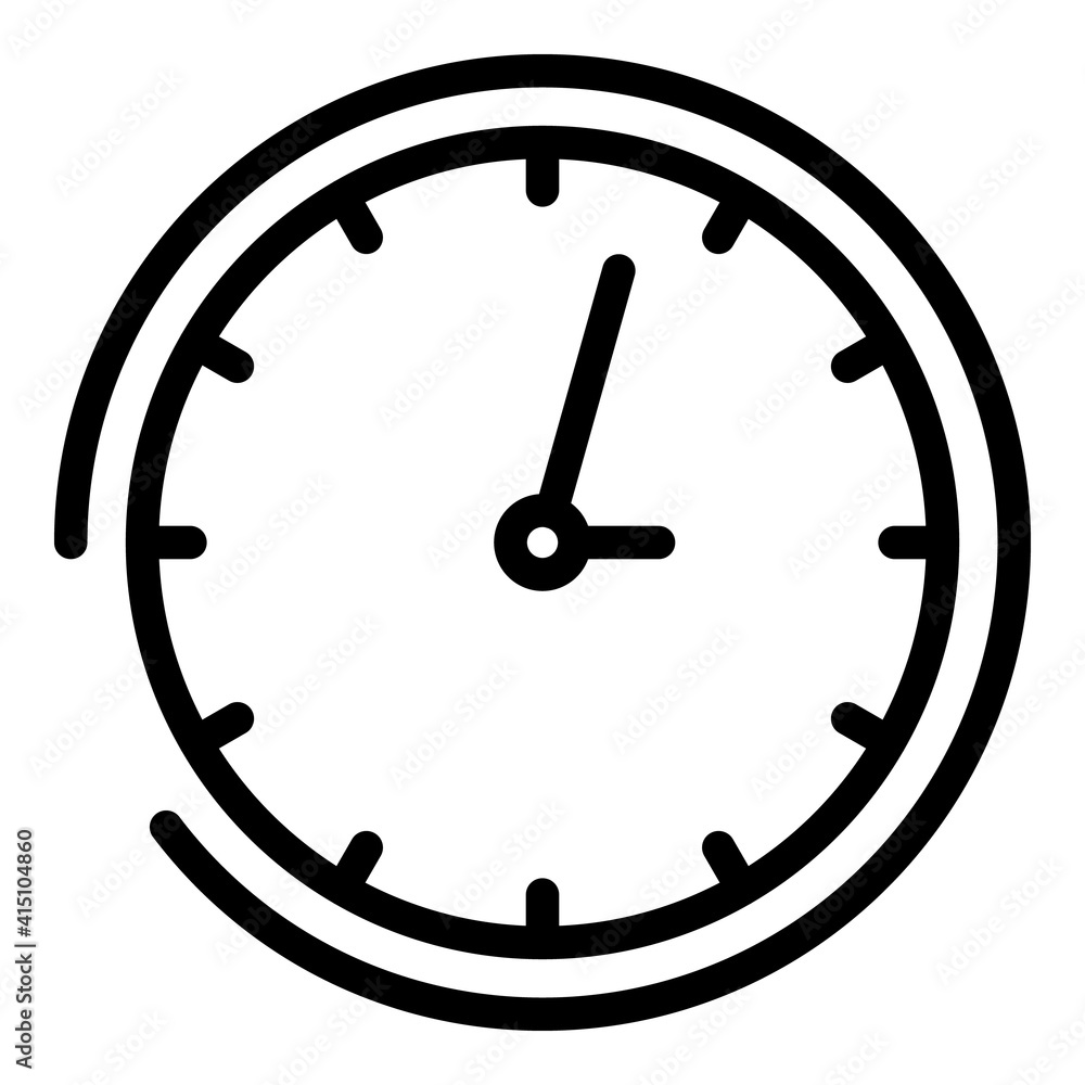 Hours in airport icon. Outline hours in airport vector icon for web design isolated on white background Hours in airport icon. Outline hours in airport vector icon for web design isolated on white background