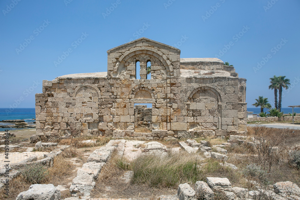 ruins of the ancient greek church in North Cyprus