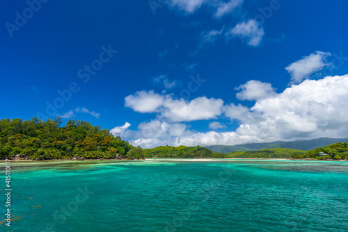 Moyenne Island is a small island in the Ste Anne Marine National Park off the north coast of Mahé, Seychelles © Aliaksandr