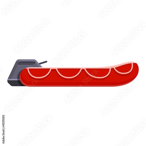 Wallpaper Mural Cross rescue boat icon. Cartoon of cross rescue boat vector icon for web design isolated on white background Torontodigital.ca