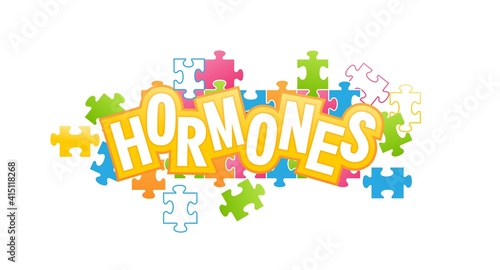 human hormones collected from puzzles