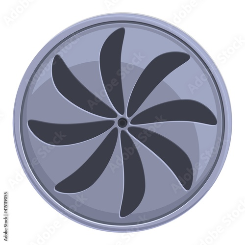Hole manhole icon. Cartoon of hole manhole vector icon for web design isolated on white background