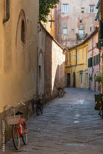 Italy, Lucca. Alleyway
