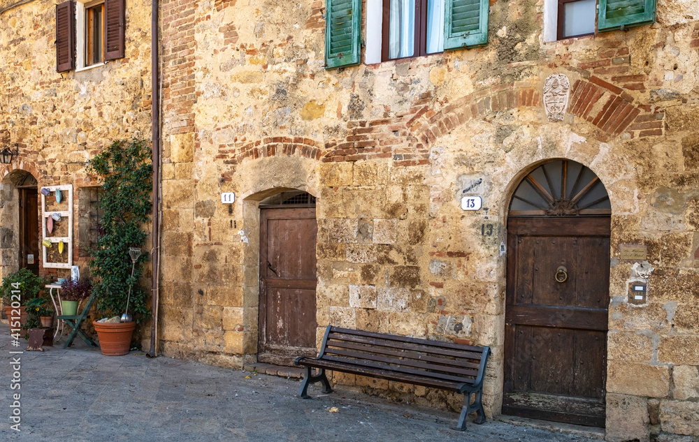 Italy, San Gimignano street