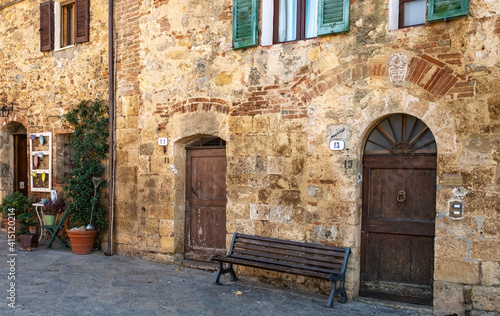 Fototapeta Naklejka Na Ścianę i Meble -  Italy, San Gimignano street