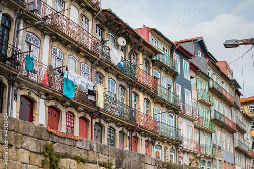 Typical Porto houses near the river