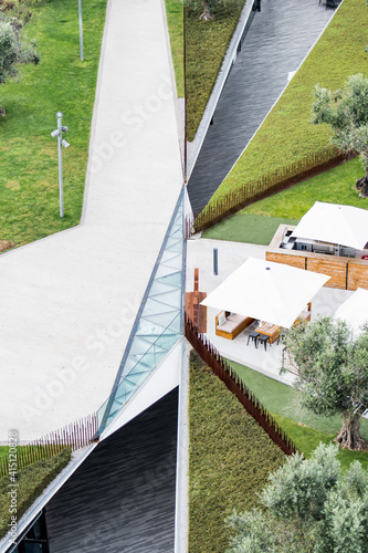 View of Porto streets from above