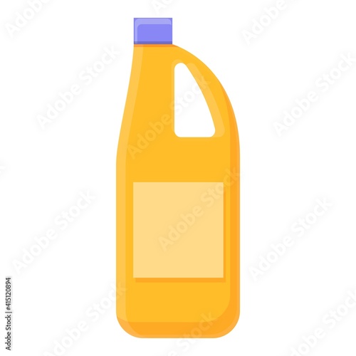 Toilet cleaner icon. Cartoon of toilet cleaner vector icon for web design isolated on white background