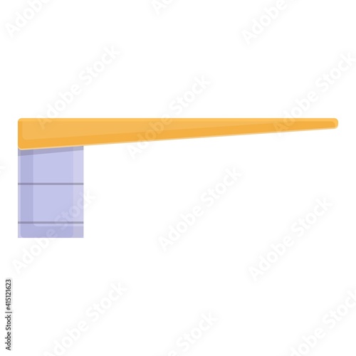 Springboard icon. Cartoon of springboard vector icon for web design isolated on white background
