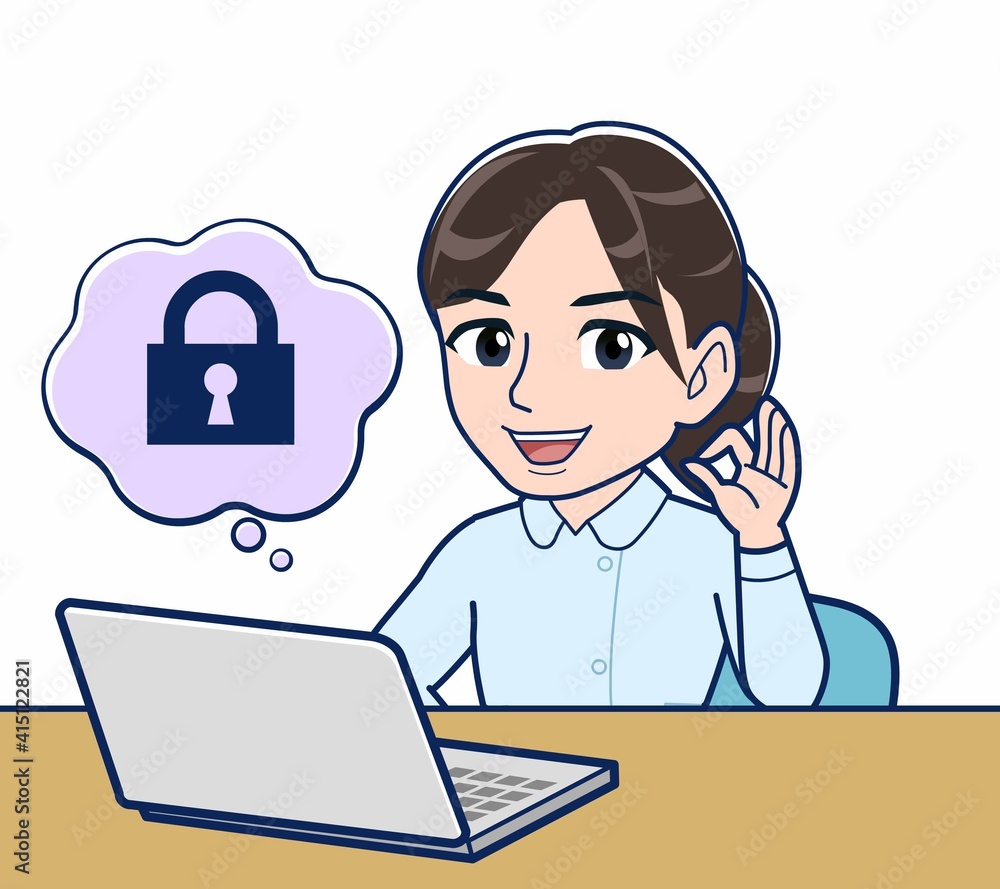 水色の服を着た看護師さん