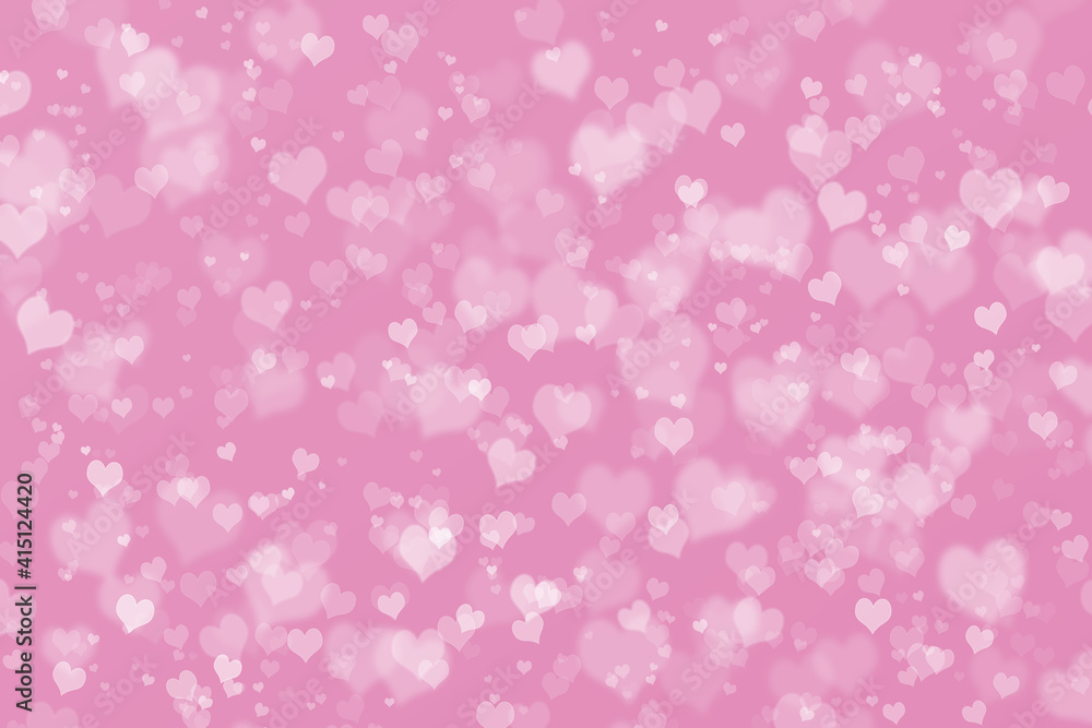 Pink bokeh background with hearts pattern. ideal for card,background etc., Pink bokeh background with hearts pattern. ideal for card,background etc.,