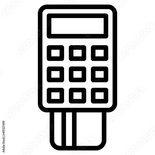 Vector design of point of sale