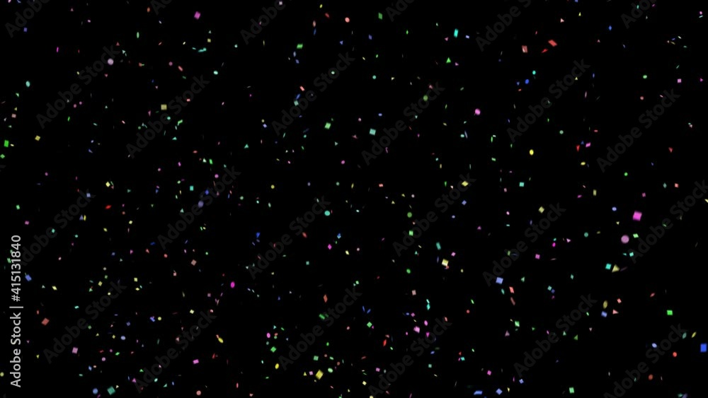 Confetti Colorful Falling Animation with Alpha Channel. 3D rendering. You can make easy in composite all program and place it over footage or background. Confetti Colorful Falling Animation with Alpha Channel. 3D rendering. You can make easy in composite all program and place it over footage or background.
