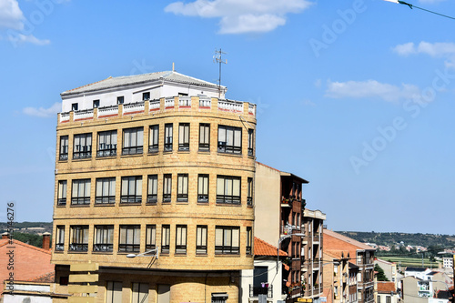 Detail view of Astorga spanish city in leon spain. photo