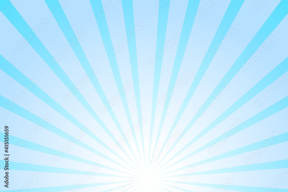 Abstract blue background with sun ray. Summer vector illustration Abstract blue background with sun ray. Summer vector illustration