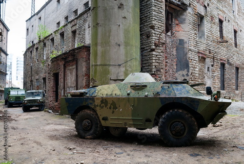 Russian military armored car, Soviet Period Exhibition (1945-1992), Tallinn, Estonia photo