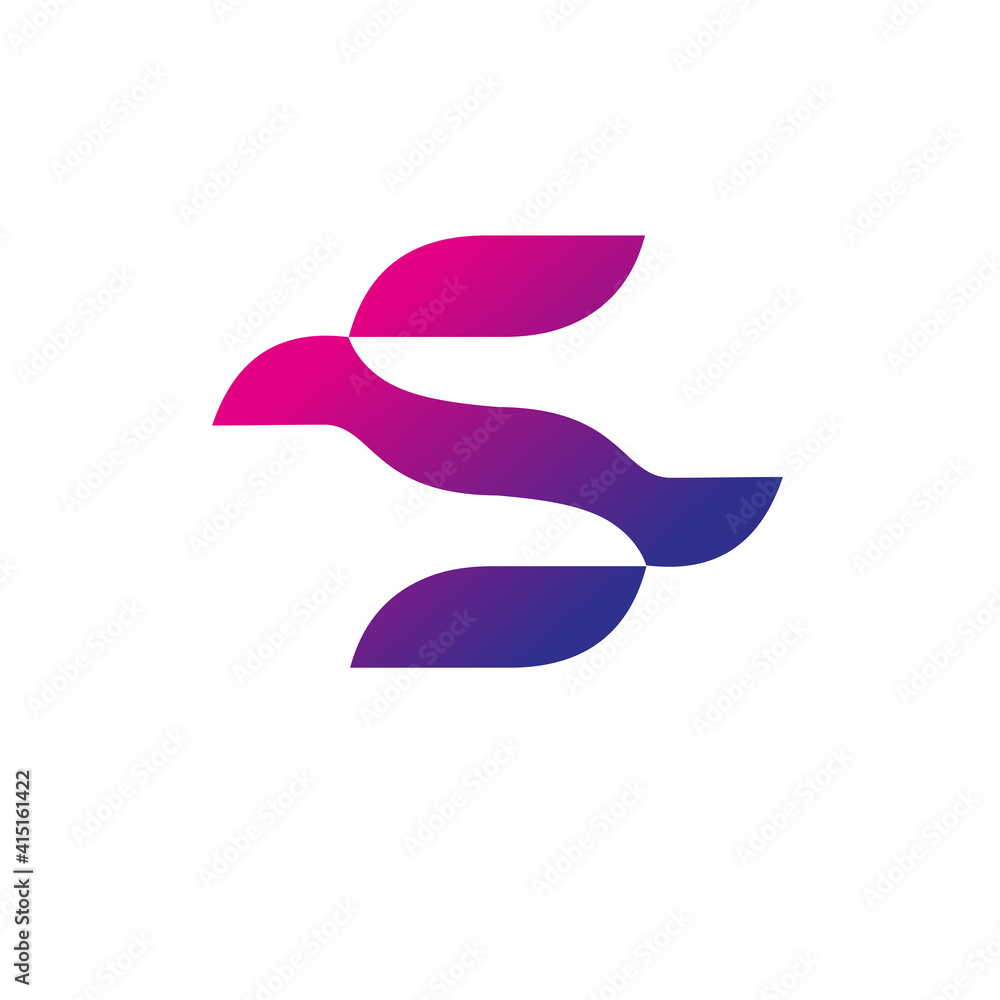 initial S logo design vector initial S logo design vector