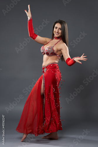 Arabic lady belly dancer