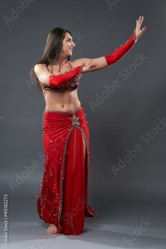 Arabic lady belly dancer