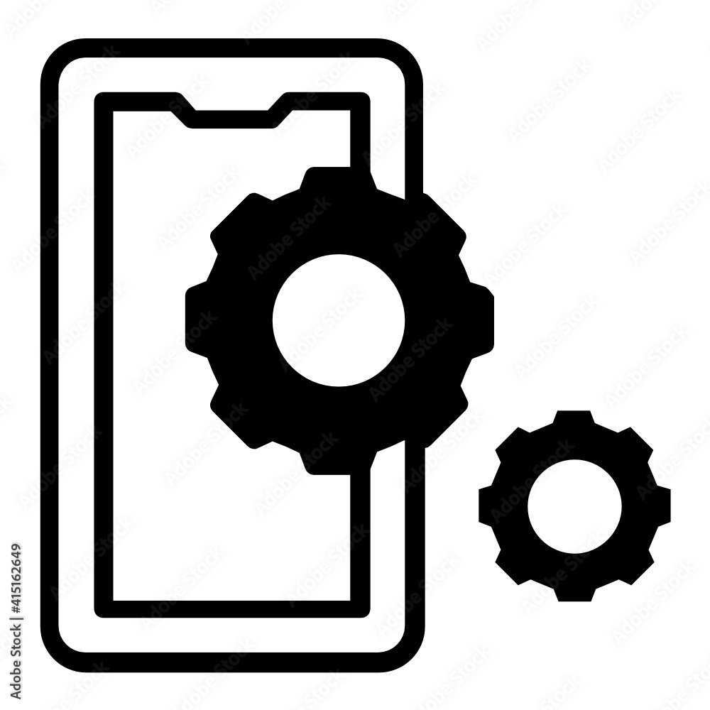 Gadget Logic Board Repair and Data Recovery Business Symbol on White background, Smartphone Repair Service Concept vector Glyph Icon Design, Gadget Logic Board Repair and Data Recovery Business Symbol on White background, Smartphone Repair Service Concept vector Glyph Icon Design,