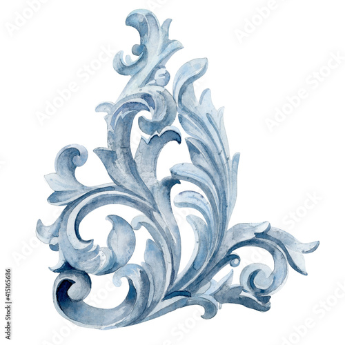 Decorative element isolated on white background