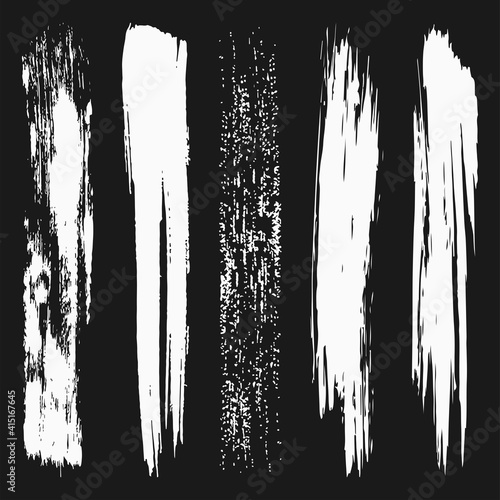 White Vertical Stroke Vector Collection