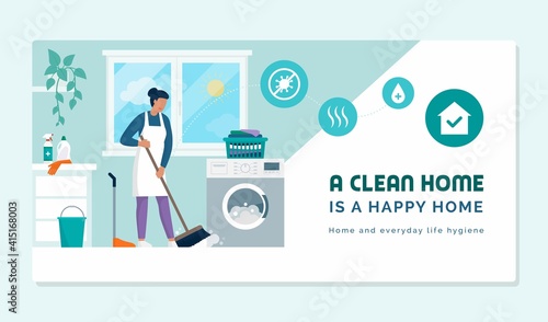 A clean home is a happy home