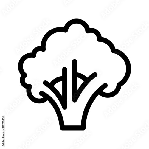 Broccoli icon vector. vegetables illustration sign. food symbol.