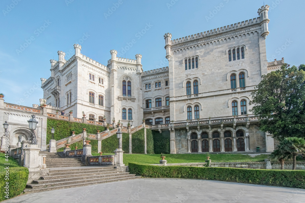 Italy, Trieste, Miramare Castle