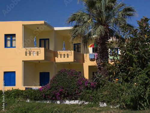 Residential house in Kournas on Crete in Greece, Europe  © kstipek