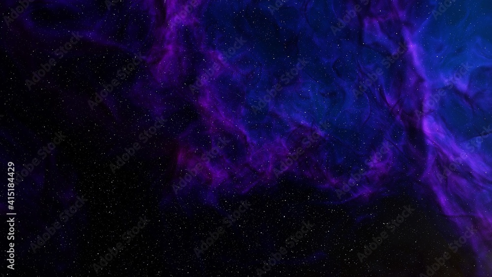 Obraz premium Planetary nebula in deep space. Abstract colorful background