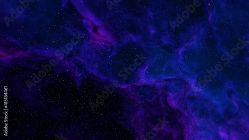 Planetary nebula in deep space. Abstract colorful background © ANDREI