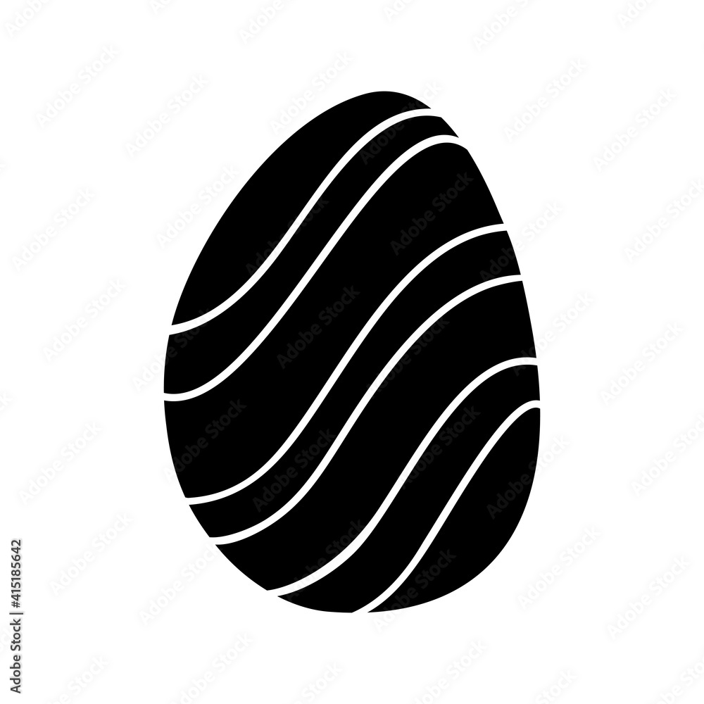Easter egg doodle illustration isolated on white background. Easter egg doodle illustration isolated on white background.