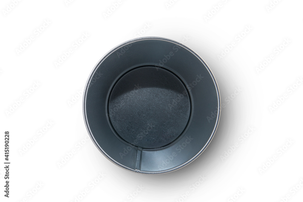 Stainless Steel Bucket - Gallon isolated on white background Stainless Steel Bucket - Gallon isolated on white background