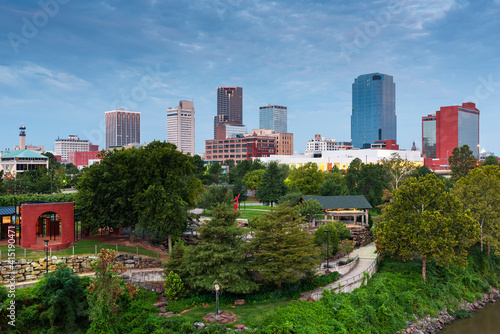 Little Rock, Arkansas, USA skyline on the River