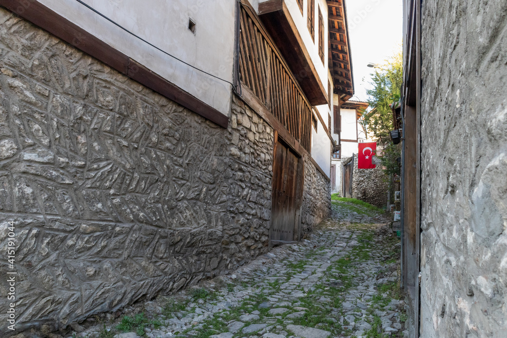 Historical Safranbolu houses. Ottoman Architecture.