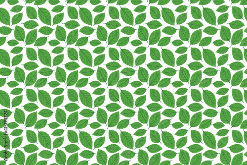 Seamless pattern with leaf vector Illustration  simple batik motif