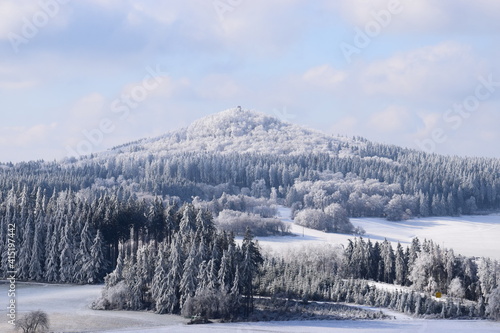 Winter an der Hohen Acht in der Eifel photo