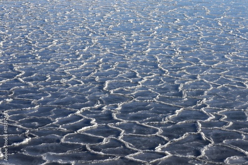Ice on the sea. Background.
